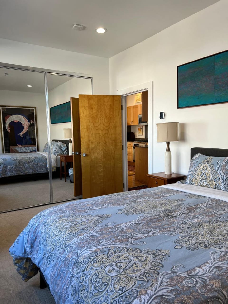 Bed, Photo of the whole room, Bedroom, wardrobe