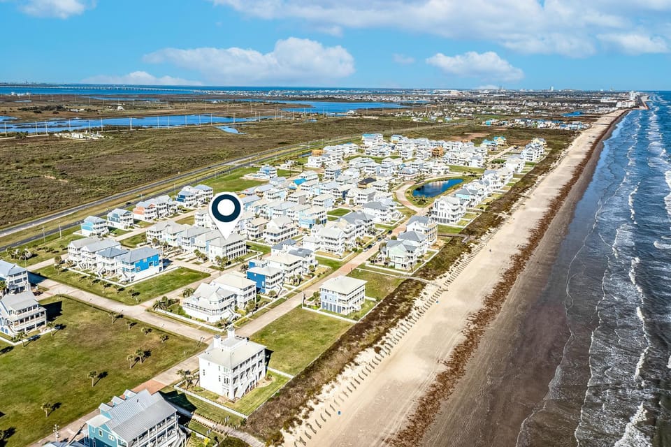 The Beacon House in Galveston Island