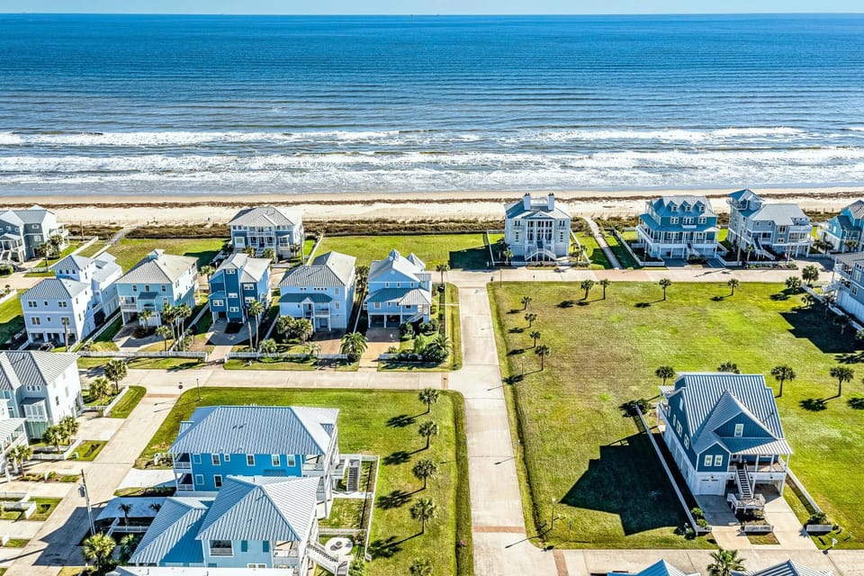 The Beacon House in Galveston Island