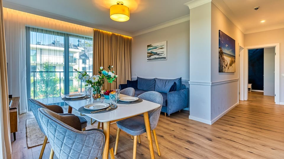 Rezydencja Niechorze 209 z 2 sypialniami, 2 łazienkami, z Basenem, Sauną, Jacuzzi, przy samej PLAŻY - 5D Apartments Apartment in West Pomeranian Voivodeship, Poland