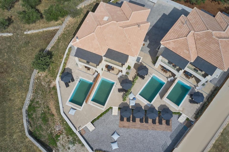 Beachfront Alassa Villas w Private Pools Complex Villa in Messenia