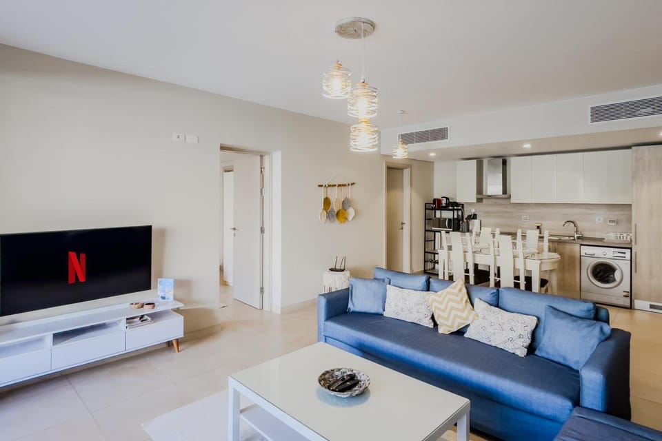 Roomy & Relaxed 1BDR Mangroovy Free Beach & Pool Apartment in Hurghada