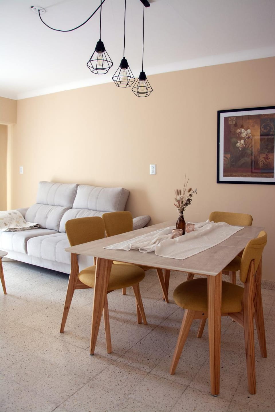Living room, Seating area, Dining area