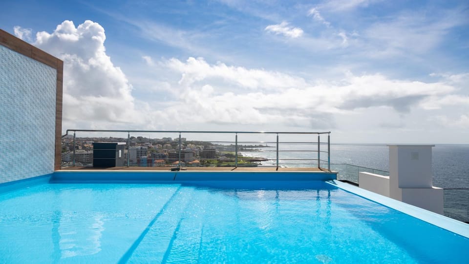 View (from property/room), Balcony/Terrace, Sea view, Swimming pool, Swimming pool