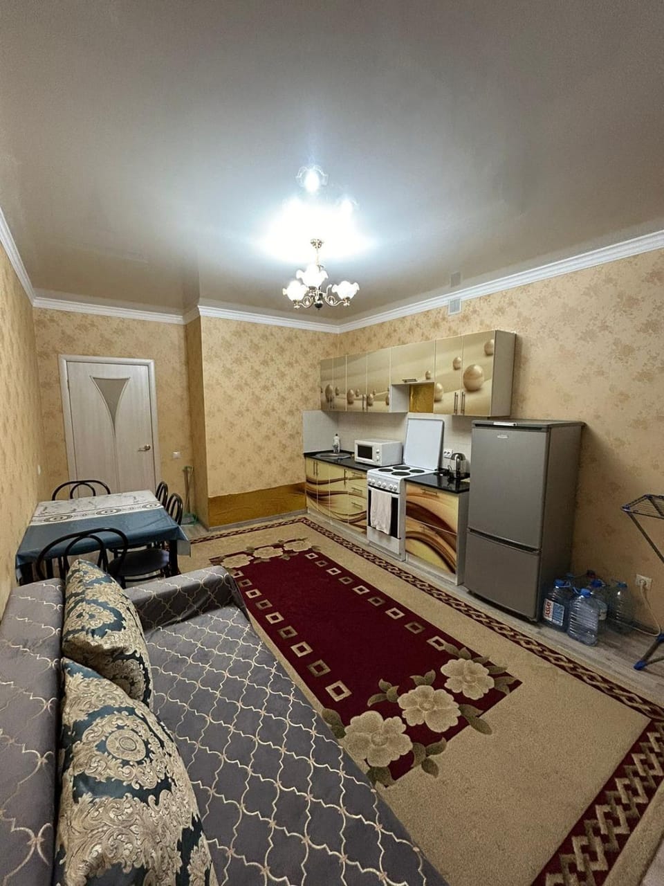 Bed, Kitchen or kitchenette, Photo of the whole room, minibar, pet friendly
