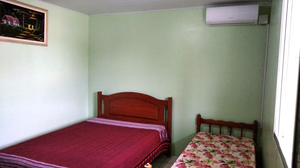 Bed, Bathroom, wardrobe, air conditioner