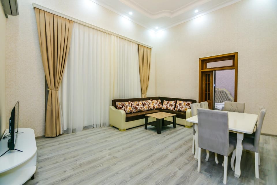 Living room, Seating area, Dining area