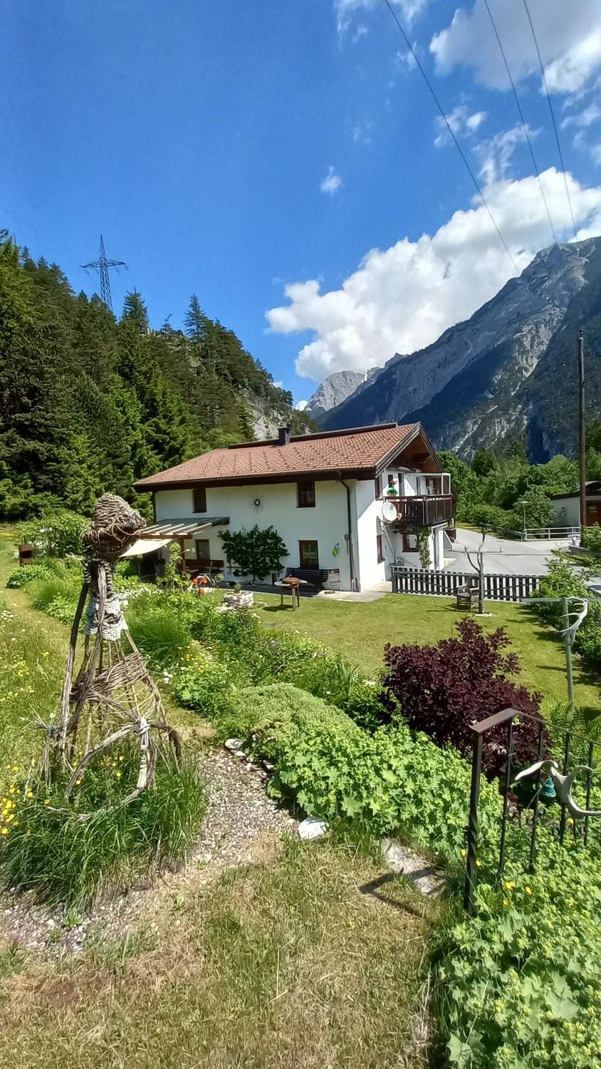 Property building, Spring, Garden view