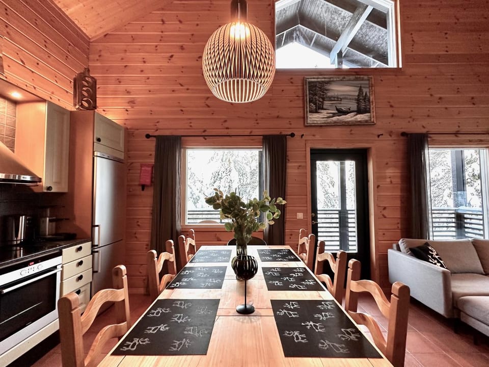 Lomavuokra Villa Nuottirakka, Levi Apartment in Lapland