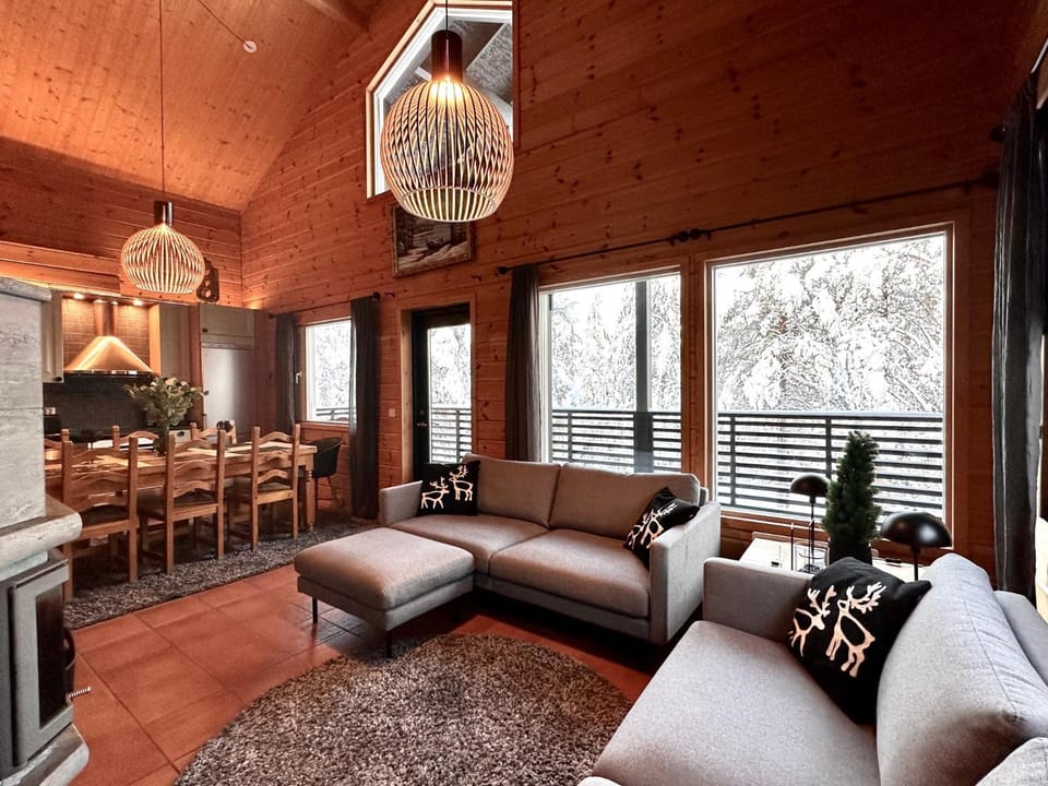 Lomavuokra Villa Nuottirakka, Levi Apartment in Lapland