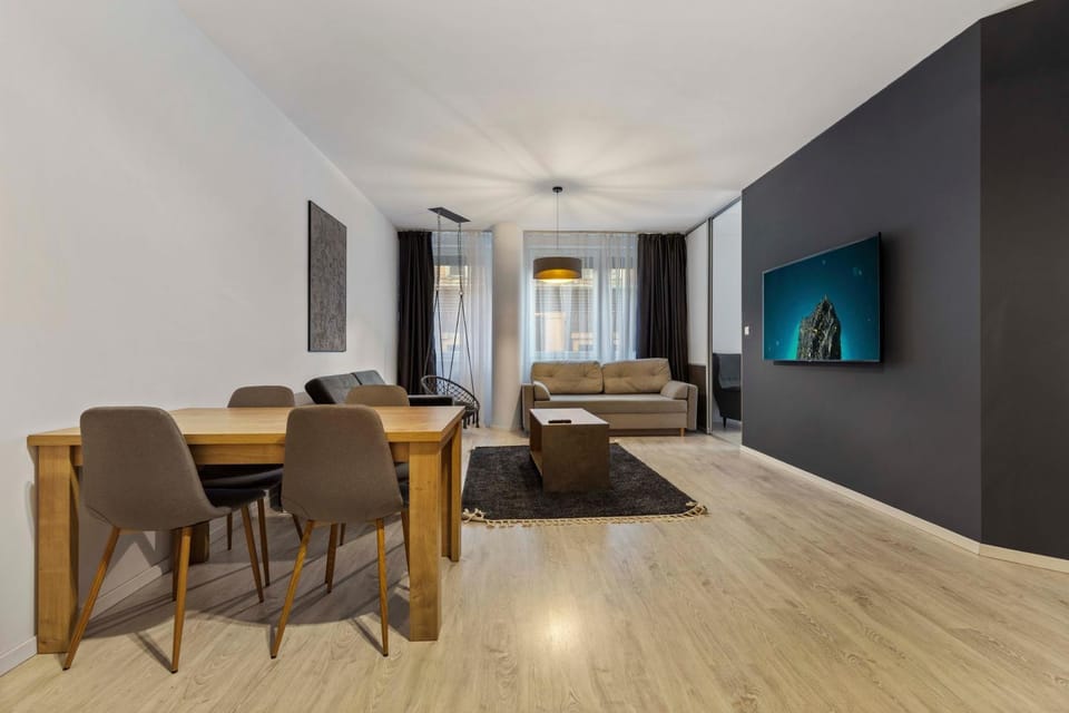 Living room, Seating area, Dining area