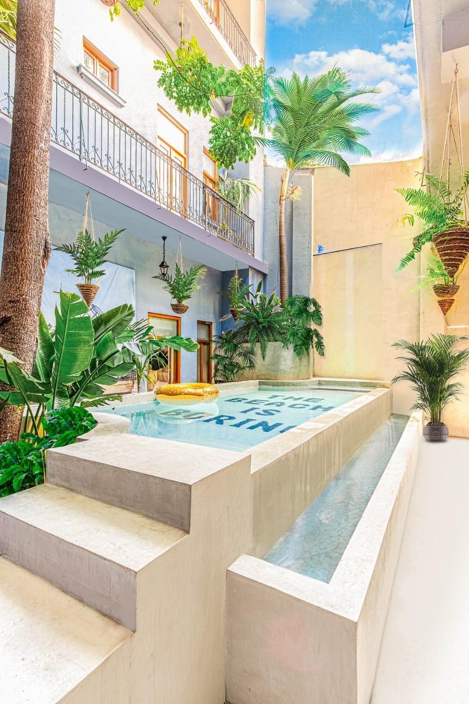Patio, Day, Natural landscape, Garden, Garden, Other, Garden view, Pool view, Swimming pool
