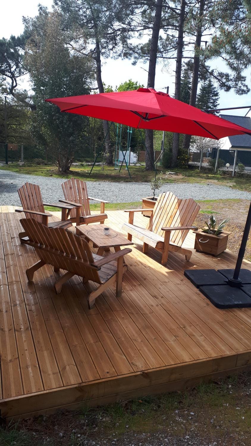 chalet sous les pins House in Brittany