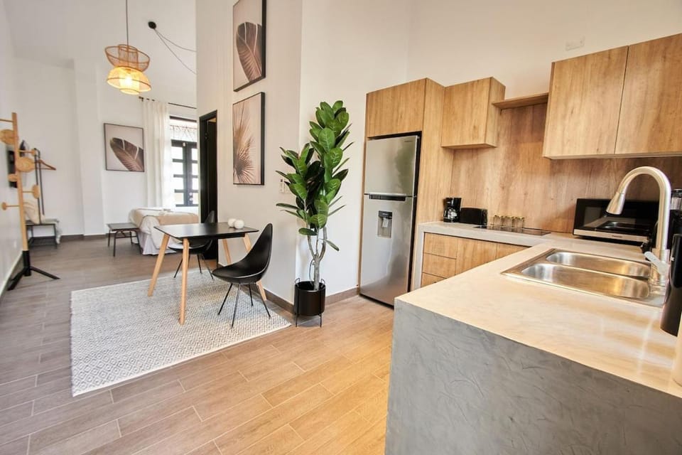 Kitchen or kitchenette, Living room, Seating area, Dining area, pet friendly