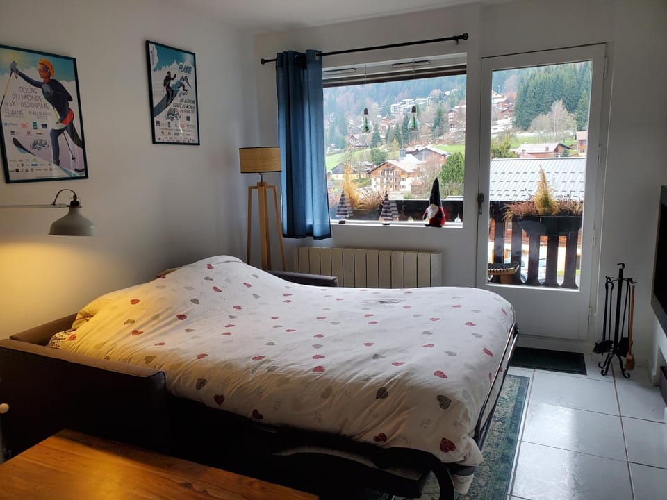 Studio avec petit balcon et cheminée - Grand Massif Apartment in Arâches-la-Frasse