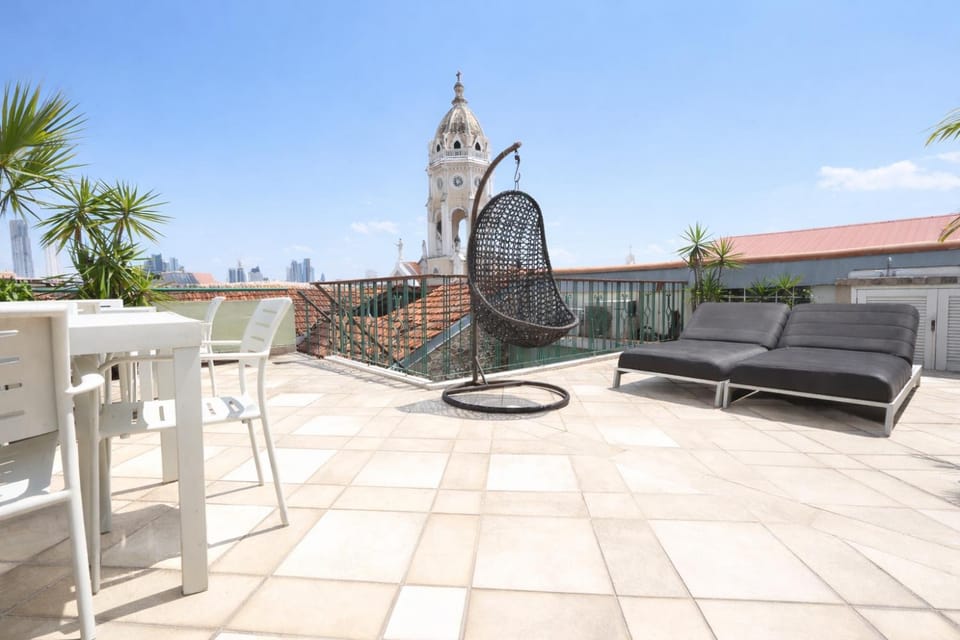Patio, Day, View (from property/room), Balcony/Terrace, Living room, Seating area