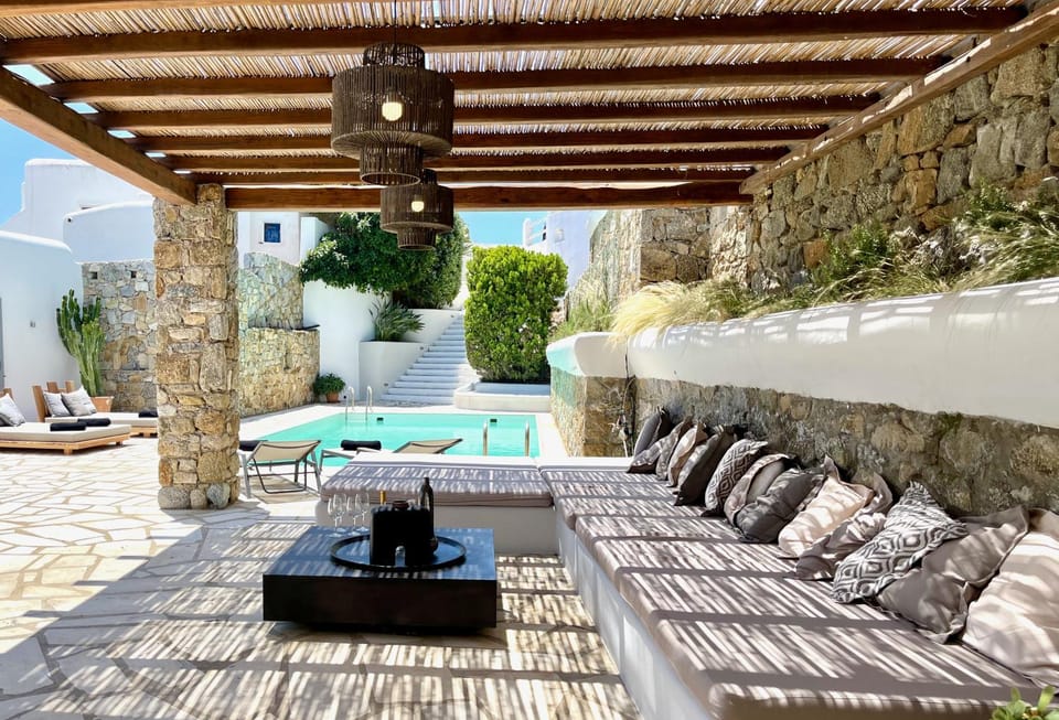 Villa Zen - Hot Tub - MG Villas Mykonos Villa in Mykonos, Mikonos 846 00, Greece