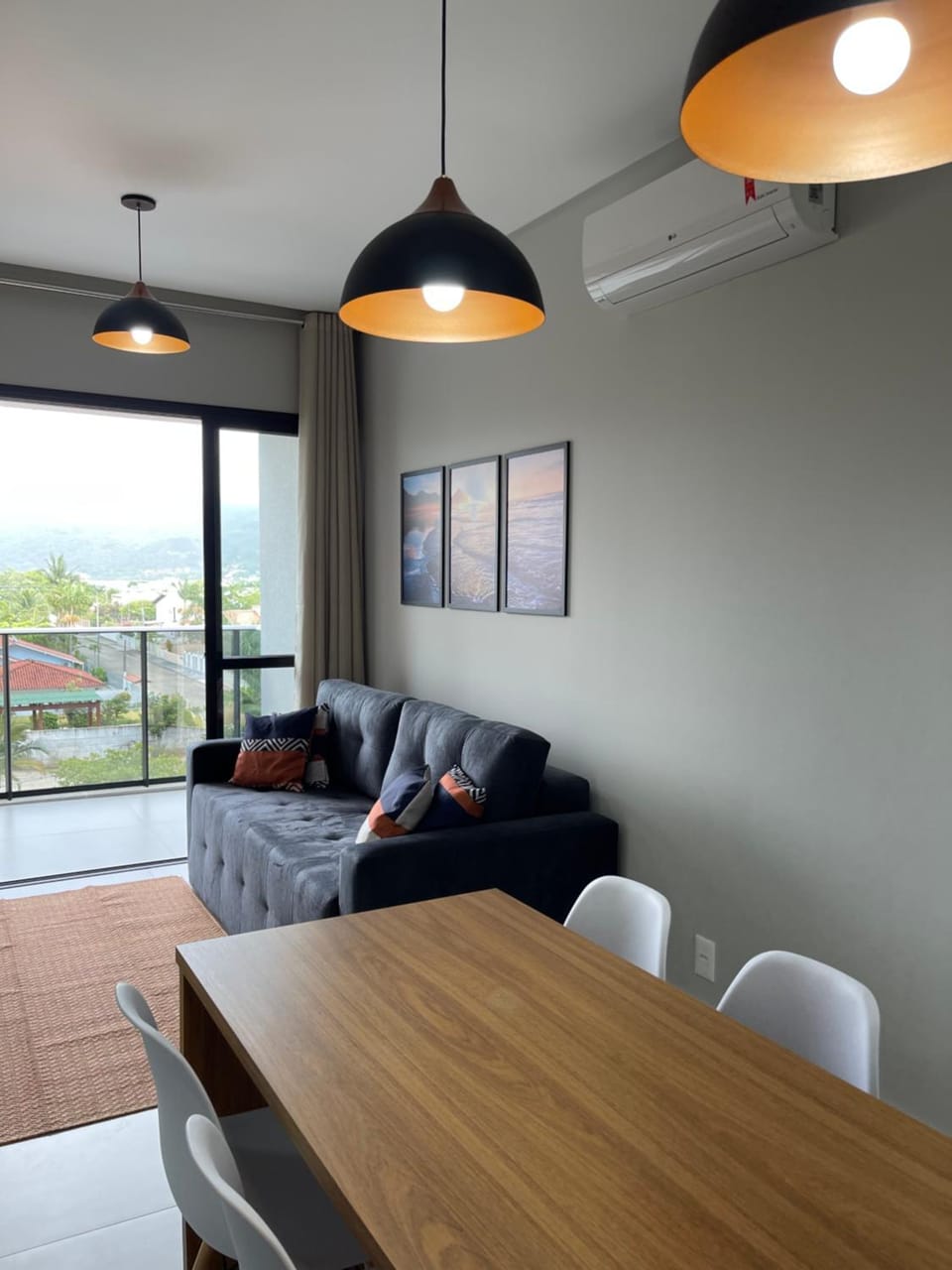Apartamento com vista mar completo Apartment in Florianopolis