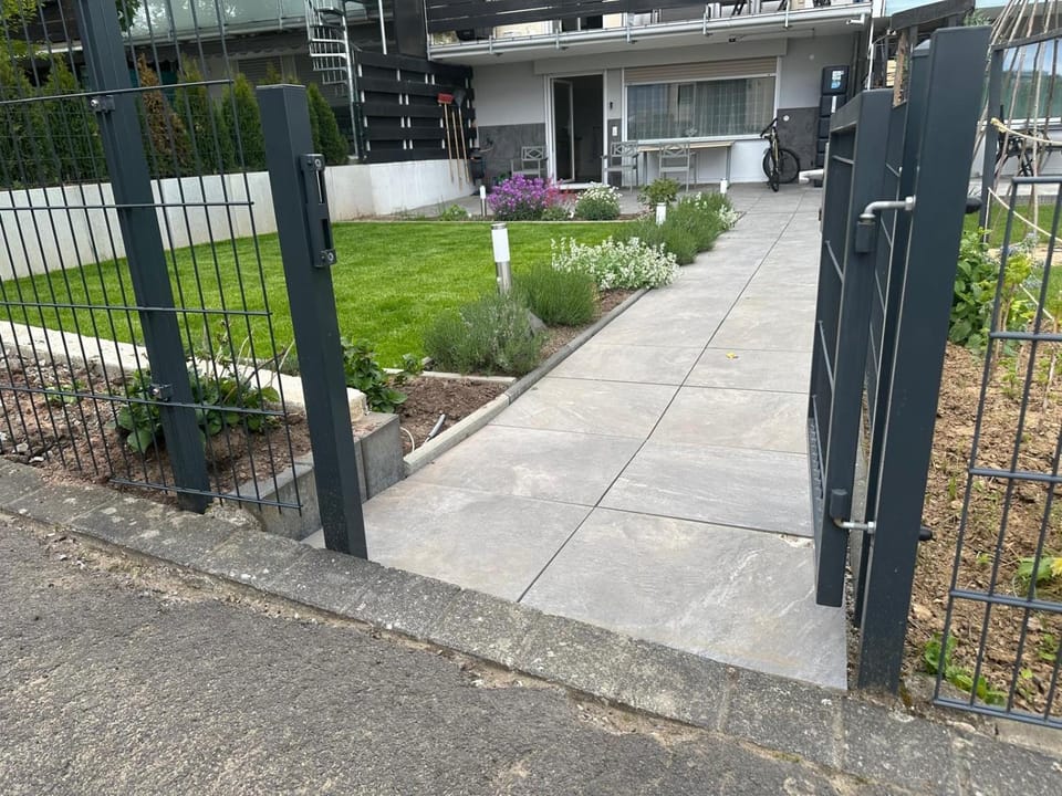 Property building, Garden view