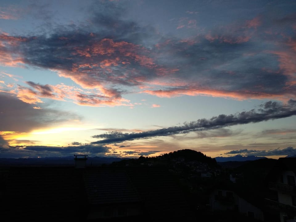 City view, Sunset