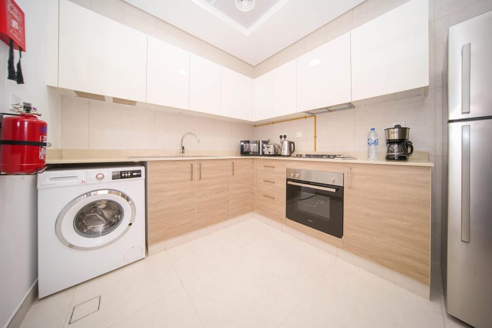 Kitchen or kitchenette, minibar, pet friendly, stove, toaster, washing machine