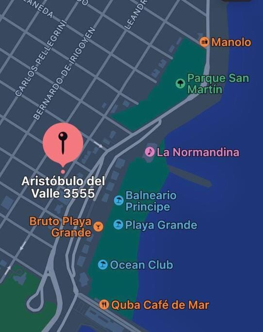 Alquilo departamento en temporada, 3 ambientes con cochera, en Playa Grande Apartment in Mar del Plata