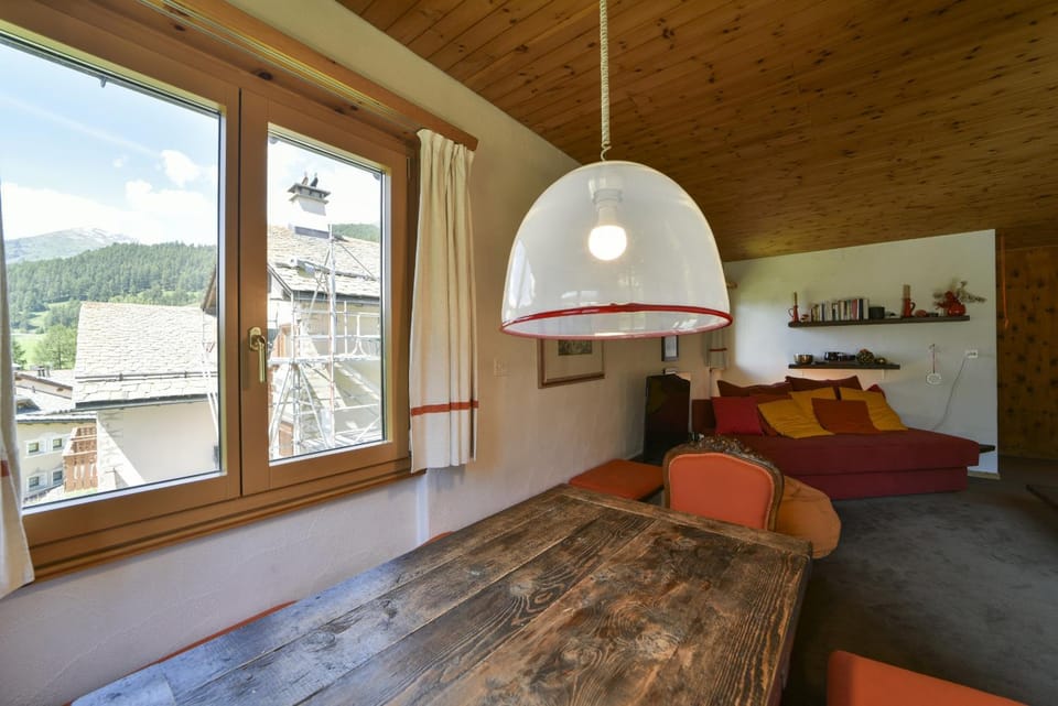 Chesa Bursella - Madulain Apartment in Canton of Grisons