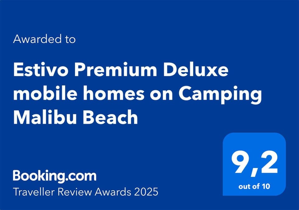 Estivo Premium Deluxe mobile homes on Camping Malibu Beach Campground/ 
RV Resort in Lido di Jesolo