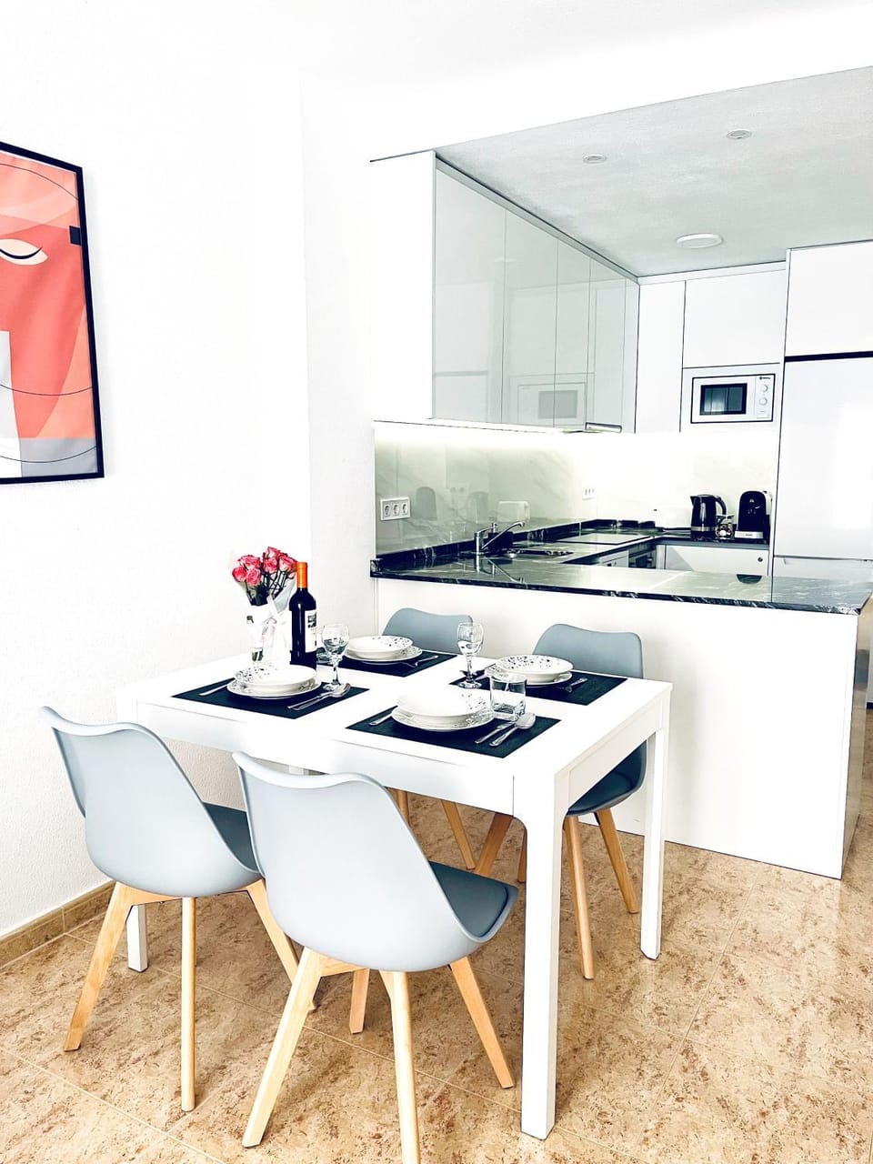 Dining area, kitchen