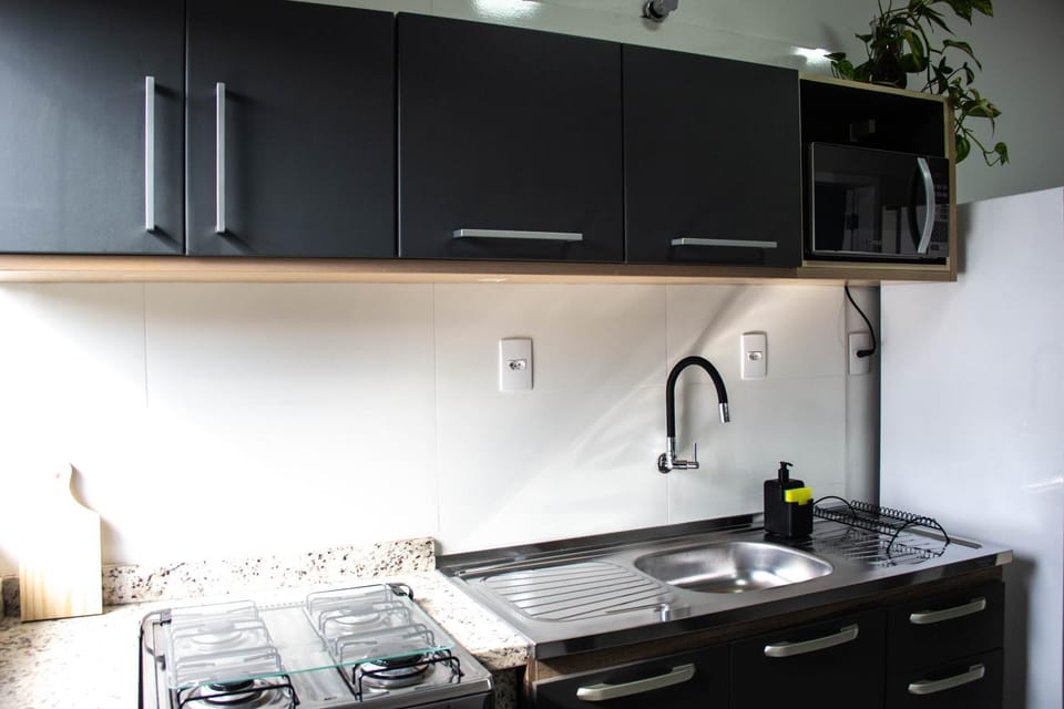 Kitchen or kitchenette, minibar, stove