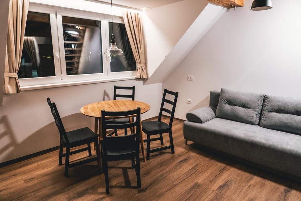 Living room, Seating area, Dining area