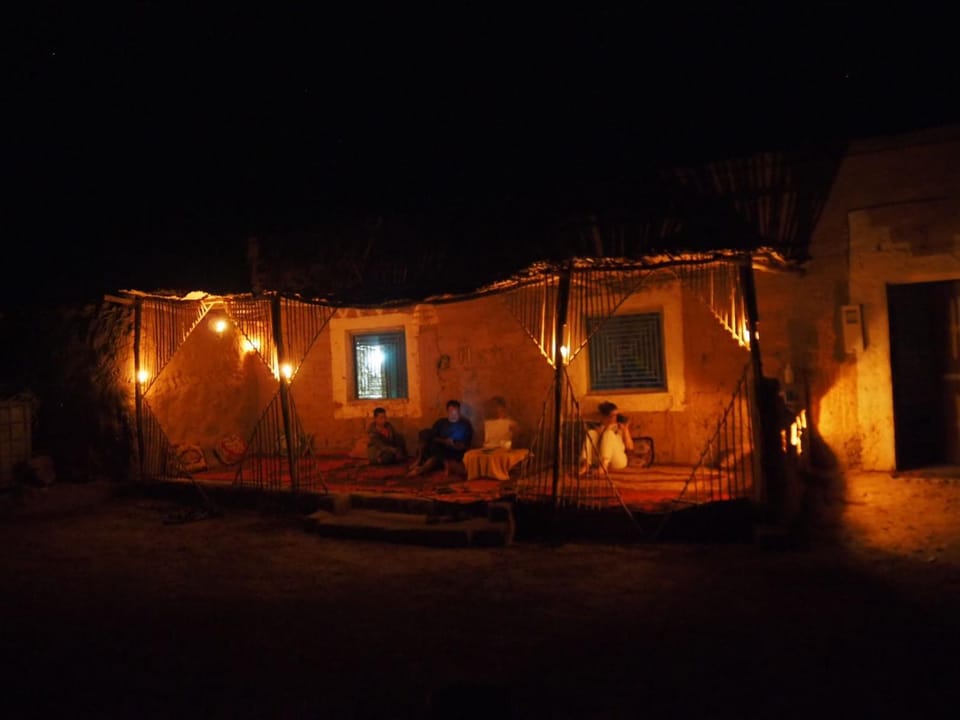 Property building, Patio, Night