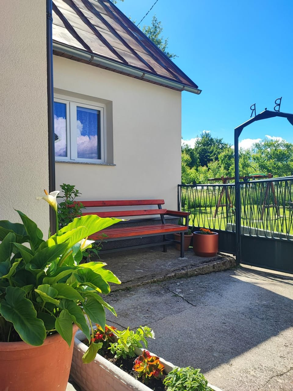 Property building, Patio