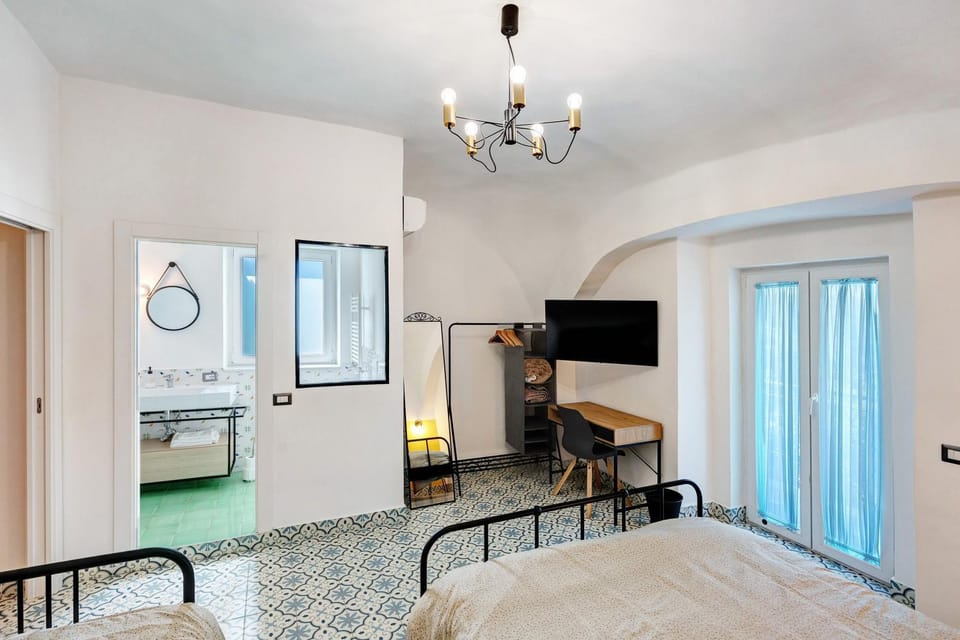 Property building, Living room, Bedroom