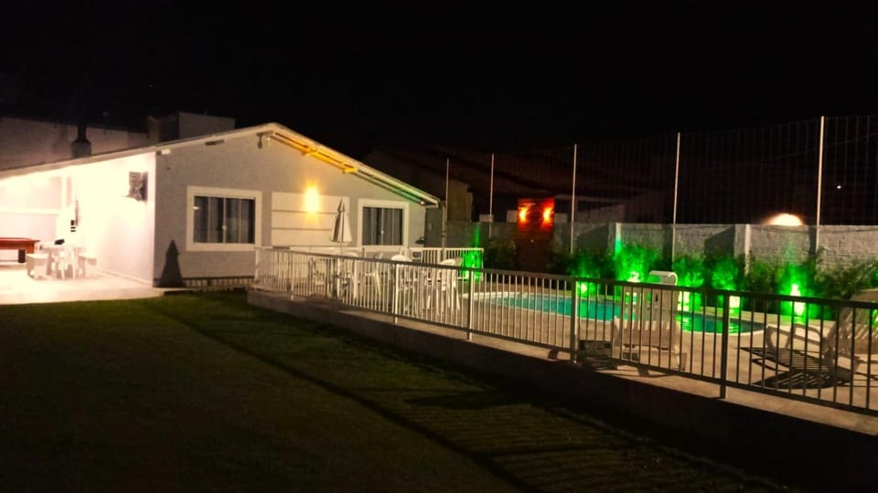 Night, Pool view, Swimming pool