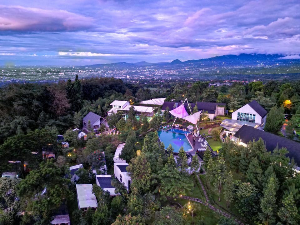 Natural landscape, Bird's eye view, Swimming pool