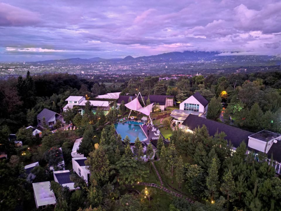 Natural landscape, Bird's eye view, Swimming pool