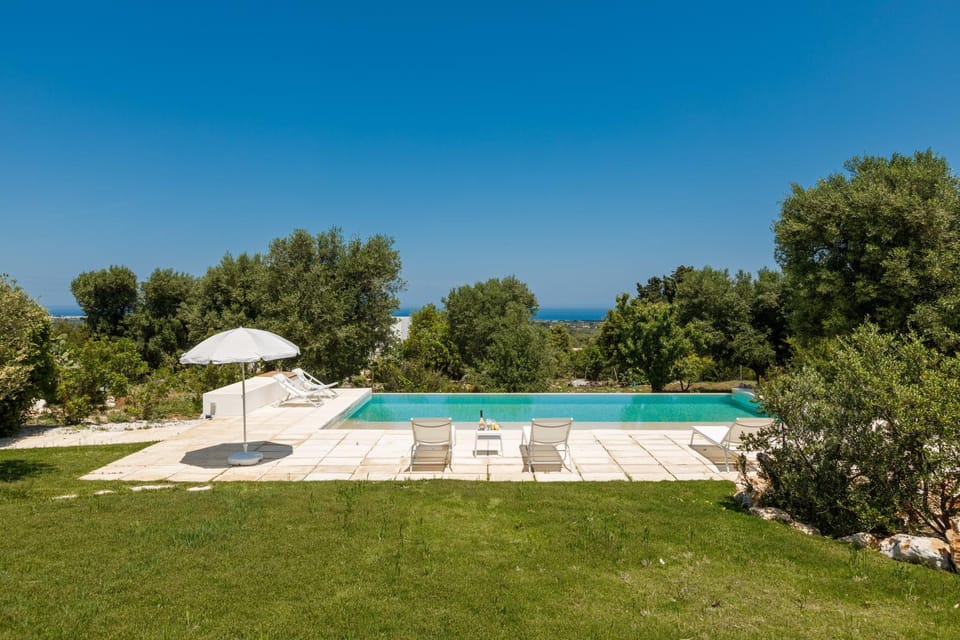 Property building, Living room, Swimming pool