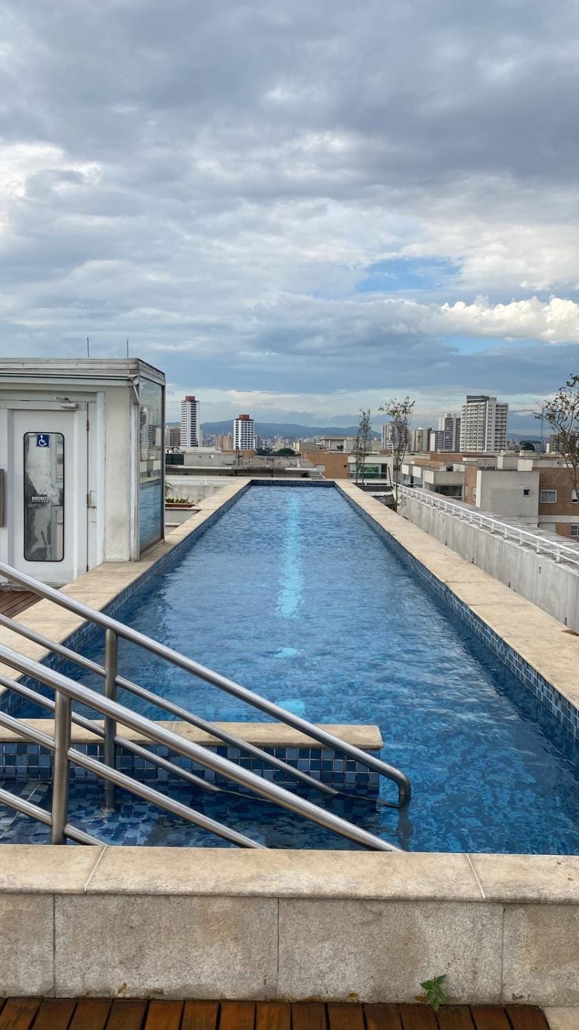 LINDO LOFT, PISCINA, ESTACIONAMENTO, ACADEMIA, AR CONDICIONADO, Wi-Fi Apartment in Sao Paulo City