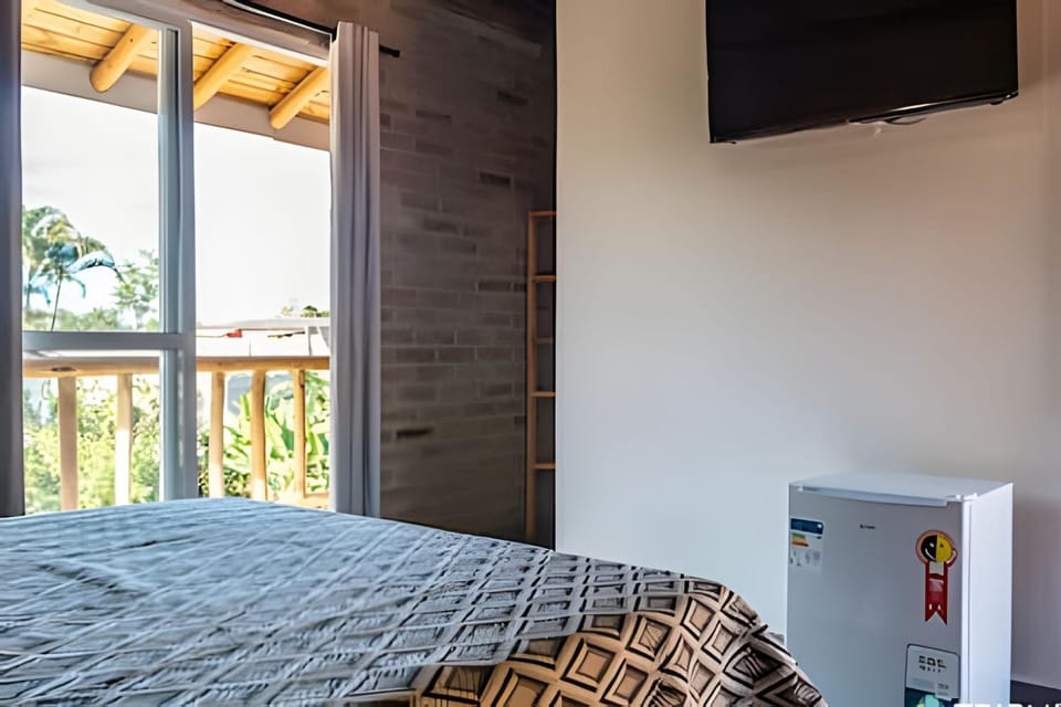 Cozy corner on Feiticeira Beach House in State of São Paulo