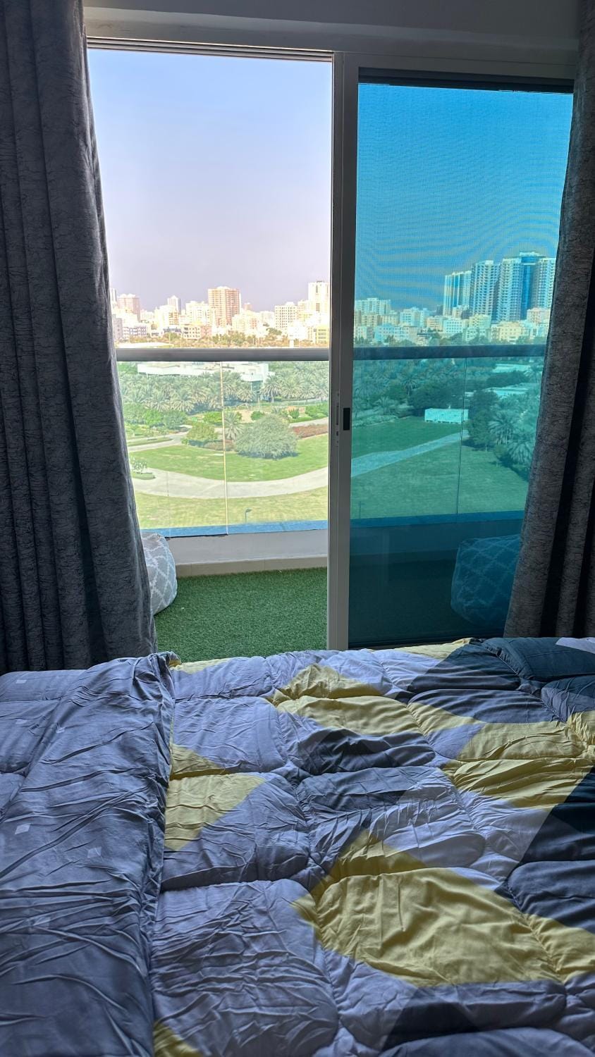 Bed, Natural landscape, Balcony/Terrace, Bedroom