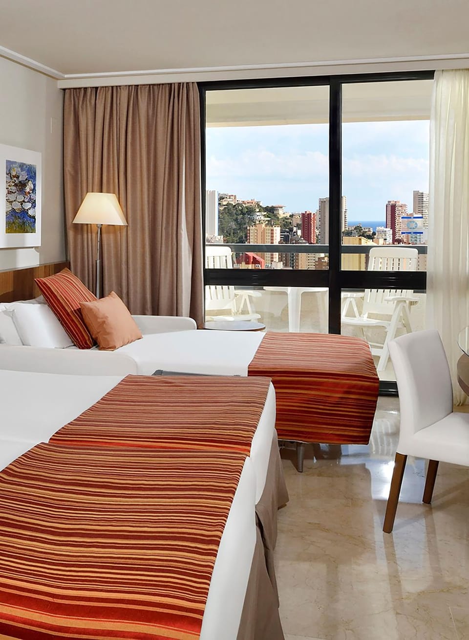 Bed, View (from property/room), Balcony/Terrace, Bedroom, Sea view