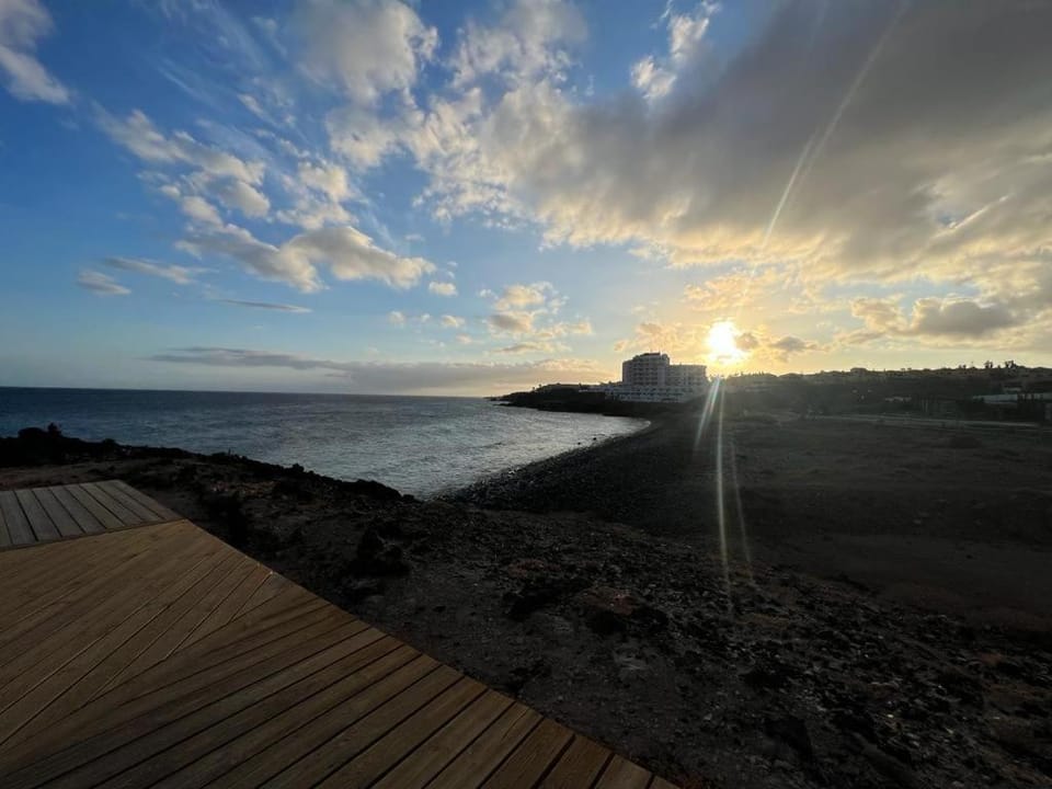 Nearby landmark, Beach, Sunset