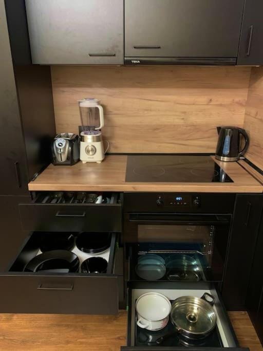 Coffee/tea facilities, Kitchen or kitchenette, dishwasher, minibar, oven, toaster