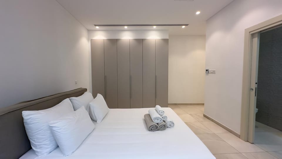 Bed, Bedroom, hair dryier, air conditioner