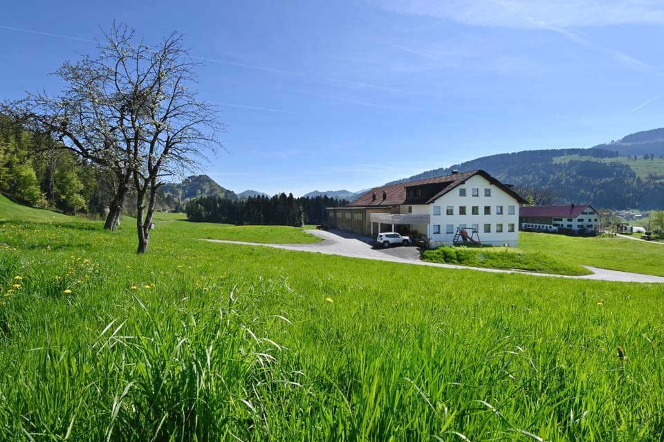 Property building, Natural landscape, Mountain view