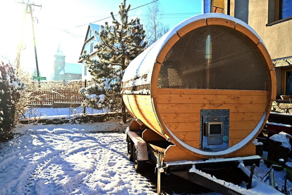 Property building, Day, Winter, Sauna
