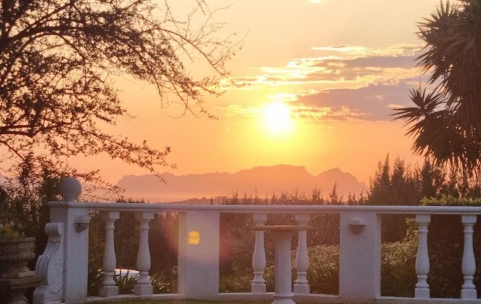 Nearby landmark, Sunset