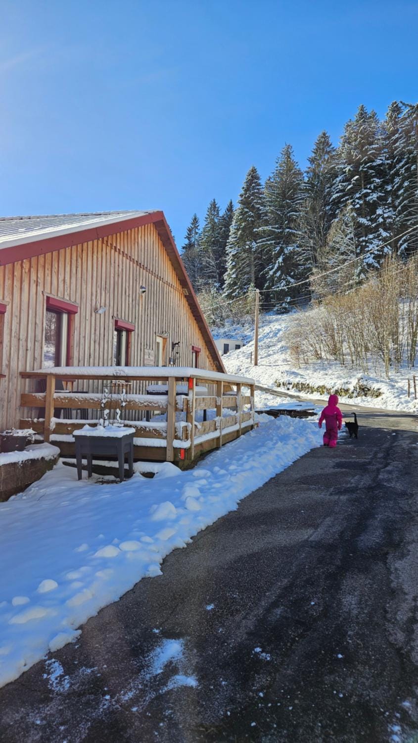 Property building, Natural landscape, Winter