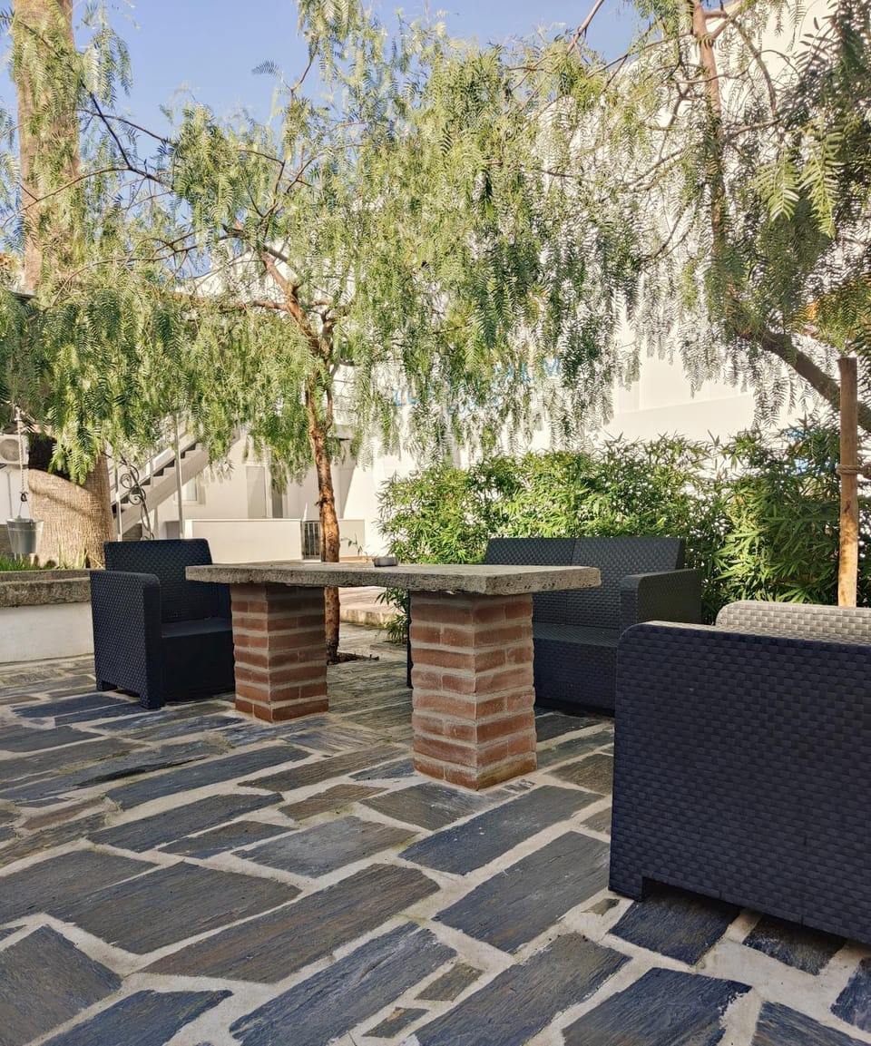 Property building, Patio